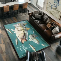 Stripped Bass Area Rug