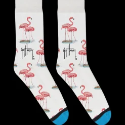 White Flamingo Socks
